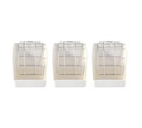 Mcnhbdgg 3X Grass Frame Hay Feeder Manger Rack for Guinea Pig Fixed Flip-Up Holder Grass Basket