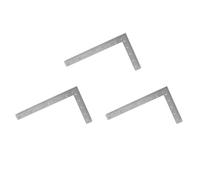 Mcnhbdgg 3X Mini Square 10X5cm 90 Degree Stainless Steel Angle Ruler Small Turning Ruler Woodworking