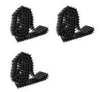 Mcnhbdgg 3X Plastic Track for Damping Robotic Smart Car Model,Chain for Tracked Vehicle Clawler Track-Type Tank Accessory DIY