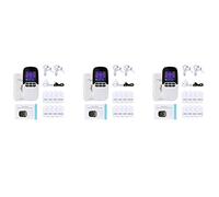 Mcnhbdgg 3X Rechargeable TENS Unit Digital Therapy Machine EMS TENS Machine Physiotherapy Body Neck Massage