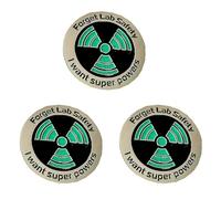 Mcnhbdgg 3X Science Enamel Pin - Glow in the Dark - Forget Lab Safety I Want Super Powers Lapel Pin Hat Pin - Funny Pin
