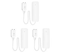 Mcnhbdgg 3X Tuya Zigbee Water Leak Sensor Wireless Flooding Detector Water Leakage Detection Alert Water Level Overflow Alarm