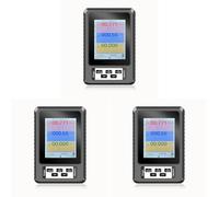 Mcnhbdgg 3X XR2 BR-9A Handheld Electromagnetic Radiation Detector High Electromagnetic Radiation EMF Meter Tester Black