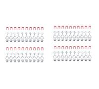 Mcnhbdgg 40 Pack Adjustable Toggle Clamp 4001, 330 Lbs Holding Capacity, Heavy Duty Quick Release Pull Toggle Clamp