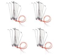 Mcnhbdgg 40 Pcs Model LED Street Lamp Lighting Single Head Train Layout Landscape 1: 100