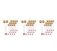 Mcnhbdgg 42 Pcs Lollipop Drum Mallet Sticks Round Rainbow Hammer Percussion Sticks Plastic Drumsticks for Kids Child Mallet