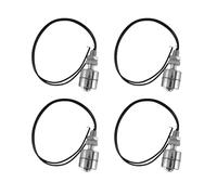 Mcnhbdgg 4X Aquarium Pool Liquid Water Level Sensor Stainless Steel Float Switch
