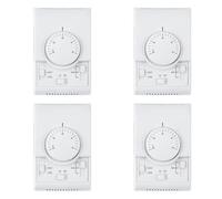 Mcnhbdgg 4X MT01 220VAC Room Mechanical Thermostat Air Conditioner Fan Coil Thermostat Temperature Controller Warm