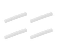 Mcnhbdgg 4X Slotted Curved Bone Nut for 4 Strings PB Jazz, 4.2x3.2x4.6/4.6mm