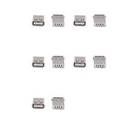 Mcnhbdgg 50 Pcs Straight Solder Type USB A Female Plug Jack Connector