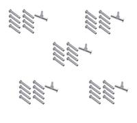 Mcnhbdgg 50Pcs Stainless Steel Stemball Swage Stud Dead Ends Threaded Stud Paired with Cable Tensioner