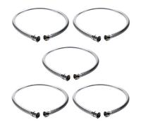 Mcnhbdgg 5Pcs 80 cm Flexible Stainless Steel Bathroom Water Shower Hose
