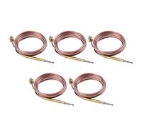 Mcnhbdgg 5X 1500mm Gas Stove Universal Thermocouple Kit M6X0.75 with Overflow Nut (Five) Replacement Thermocouple