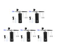 Mcnhbdgg 5X Airbrush Kit Rechargeable Cordless Airbrush Compressor,30PSI High Pressure,Portable Handheld Airbrush