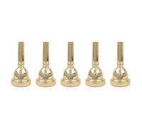 Mcnhbdgg 5X Alto Trombone Copper Mouthpiece Mouth Piece 6.5AL Gold