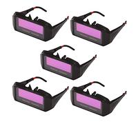 Mcnhbdgg 5X Automatic Photoelectric Welding Glasses Solar Powered Auto Darkening Welding Mask Helmet Eye Goggle Welding Glass