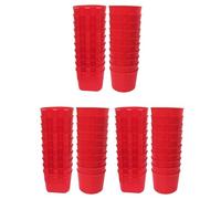 Mcnhbdgg 60Pcs Chickens Feeders for Cage,Hanging Chicken Water Feeder Cup, Plastic Birds Feeders Seed Bowl,