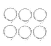 Mcnhbdgg 6pcs 20FT Chrome Moulding Trim Strip Car Door Edge Scratch Guard Protector Cover Silver