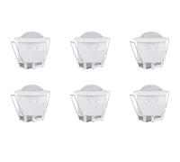 Mcnhbdgg 6X 110V-220V 360° Infrared Recessed PIR Ceiling Motion Sensor Detector Light Switch, Motion Light Sensor