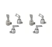 Mcnhbdgg 6X Hot Air Welding Set 20mm Flat Welding Nozzle Tip Wide Mouth Tube Welding Nozzle Replacement PVC Plastic Sheet