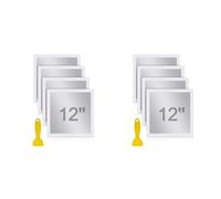 Mcnhbdgg 8 Pcs Drywall Repair Kit 12 X12 Drywall Repair Patch with Scraper Self Adhesive Wall Repair Patch Drywall Repair Patch