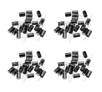 Mcnhbdgg 80 Pcs 13x21mm 2200uF 25V Radial Aluminum Electrolytic Capacitors