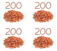 Mcnhbdgg 800 Pieces Mini Bricks for Landscaping Miniature Bricks Brick Wall Small Bricks for Dollhouse Garden Parts,1/35 Scale