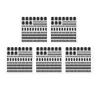 Mcnhbdgg 800Pcs Assorted Size Rubber End Caps, Flexible Thread Protector Caps Round Vinyl Bolt Cover Caps in 9 Size