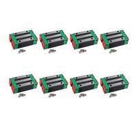 Mcnhbdgg 8X Steel HGH20CA 20mm Linear Rail Guide Block for CNC Machine Parts Manufacturing Equipment
