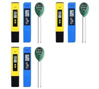 Mcnhbdgg 9 Pack PH Meter TDS PPM Meter and Soil PH Tester PH/EC Digital Kit for Home, Garden, Lawn, Farm