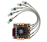 Mcnhbdgg -AS21P Digital Power Amplifier Board 2X3000W+ 600W Stereo for Subwoofer Bluetooth Amplifier Module with Shielded Wire