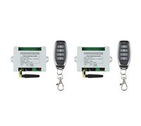 Mcnhbdgg DC 12V 24V 36V 10A 433MHz 4 Channel Wireless Relay Remote Control Switch Receiver+4CH Transmitter,2 Receiver 2 Remote