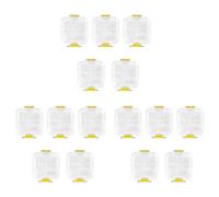 Mcnhbdgg Dental Pillow Crown Box, 15Pcs Transparent Membrane Film Showcase Tooth Boxes Dental Crown and Bridge Box