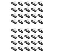 Mcnhbdgg Double-Wire Plug-in Connector+Locking Buckle, No Wire Stripping Cutting 2 Way 2 Pin LED Connector for AWG 20-24 40PCS