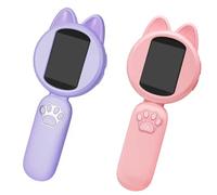 Mcnhbdgg Microscope for Kids with 2 Inches LCD Screen 8 Led Lights Portable Handheld Kid Mini Microscope