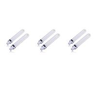Mcnhbdgg New Professional Electronic 6Pcs 365Nm 9W Nail Dryer UV Lamp Light Bulb Tube Replacement Art Nail Polish Manicure