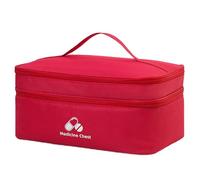 Mcnhbdgg Outdoor Emergency Kit, Large Capacity Double-Deck Bag, Portable Home Storage Bags