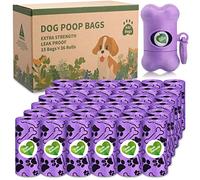 McNory Poop Bags - 540 Leak Resistant & Odourless Dog Waste Bags, 36 Rolls