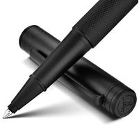 MCNTEIK Matte Black Forest Rollerball Pen, Luxury Pen with Schmidt Black Ink Refill, Fancy Pen Gift Set for Men & Women, Business Signature, Executive, Office, Nice Fancy Designer Pens