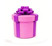 MCNULGUR Annoying Nested Screw Gift Box - Funny Prank Gag Gift for Christmas, Office - Elevate Gifting with Sophistication & Surprise (Pink)