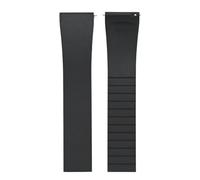 MCNVNEFSAW 18-19mm Watch Fold Deployant Clasp Double Click Spring Fast Release Stainless Steel 316L Strap Folding Buckle watch band(Silver buckle,19mm)