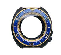 MCNVNEFSAW 44mm Black 6105 Turtle Watch Cases nh35 Case Fit For NH34 NH35 NH36 4R35 watch case(C03,Sapphire glass)