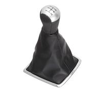 MCNVNEFSAW 5-Speed Manual Gear Shift Knob Leather Gaiter Boot Cover Fit For Ford Focus 2 MK II 2005 2006 2007 2008 2009 2010 2011 Shift knob