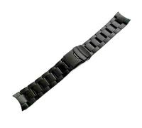 MCNVNEFSAW Black SPB185 SPB187 Watch Case Fit For NH35 NH36 Movement Transparent Back Cover Green Luminous insert Spb185 Cases watch case(Watch Strap,Mineral Glass Case)