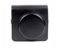 MCNVNEFSAW Camera Bag 4 Colors Retro PU Leather Case Shoulder Strap Bag Portable Protective Cover Fit For FUJIFILM SQUARE SQ6 camera bag(Black)