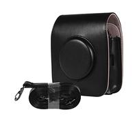 MCNVNEFSAW Camera Bags PU Leather Retro Shoulder Strap Bag Camera Protective Case Fit For FUJIFILM Instax SQUARE SQ20 SQ10 camera bag(Black)