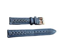 MCNVNEFSAW Genuine Leather Watchstrap Brown Porous Breathable Watch Band 18mm 20mm 22mm 24mm Handmade Stitching for Watch Wist Bracelets watch band(PURPLE,22mm)
