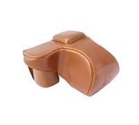 MCNVNEFSAW Retro Pu Leather Camera Bag Camera Bag With Strap Black Coffee Brown Red Fit For Sony NEX 5N Nex 5T Nex 5R camera bag(Bruin)