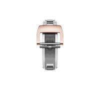 MCNVNEFSAW Small Hole Wathcband Fold Buckle Titanium Alloy Stainless Steel Clasp 18mm Fit For Richard Watch Mille Strap RM011 RM035 RM055 RM030 Clasp(316L Rose Buckle)