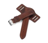 MCNVNEFSAW Soft Watch Strap Bund Watchband with Mat 18mm 19mm 20mm 21mm 22mm Waterproof Black Brown Coffee Sweatproof Wrist Bracelet Band watch band(6,18mm)